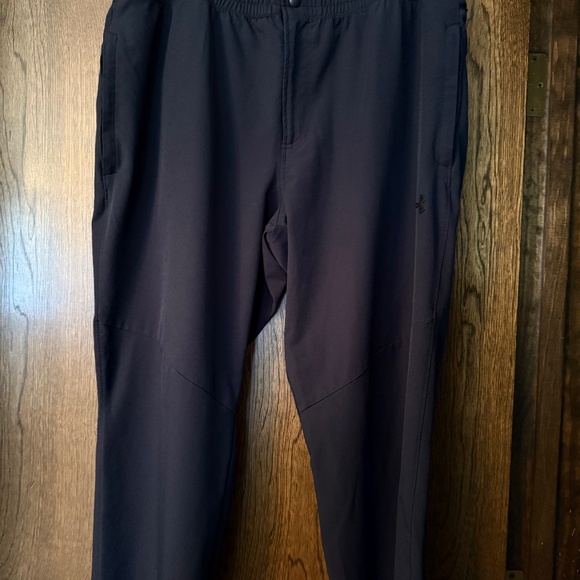 Men's Under Armour Black Athletic Polyester Jogger Pant XL - Picture 1 of 7